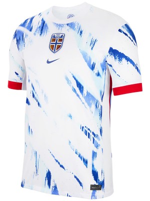 Norway maglia da trasferta uniforme da calcio seconda maglia da calcio sportswear da uomo per la Coppa Euro 2024